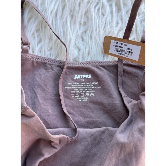 Skims Fits Everybody Cami Thong Bodysuit Umber Size XS - Picture 8 of 9